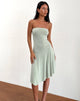 Immagine di Akira Bandeau Midi Dress in Slinky Sage