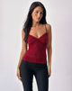 Immagine di Alcesta Cami Top in Heart Flock Maroon