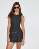Immagine di Anila Button Through Vest in Denim Indaco