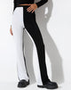 immagine dei pantaloni Anson in crepe bianco e nero