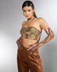 Immagine di MOTEL X IRIS Armelle Crop Top in Earthy Gradient