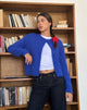 Immagine del cardigan Audrina in morbido blu cobalto
