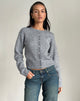 Immagine del cardigan Aura in grigio polvere
