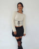 Immagine di Awdella Top a maniche lunghe in maglia beige