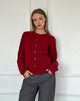 Immagine del cardigan Bavana in rosso intenso