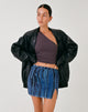 immagine di MOTEL X JACQUIE Pelma Mini Skirt in Colour Bleed Blue