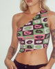 immagine di Bayva Crop Top in Verde Labbra