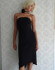 immagine di Bellini Bandeau Midi Dress in nero