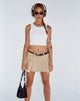 immagine di Blythe Mini Skirt in Tan