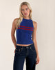 Immagine di Bonisa Gilet in blu con strisce rosse