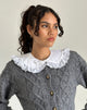Immagine di Bossa Collar Top in bianco