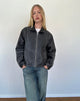Immagine della giacca Brittany Distressed in PU Nero