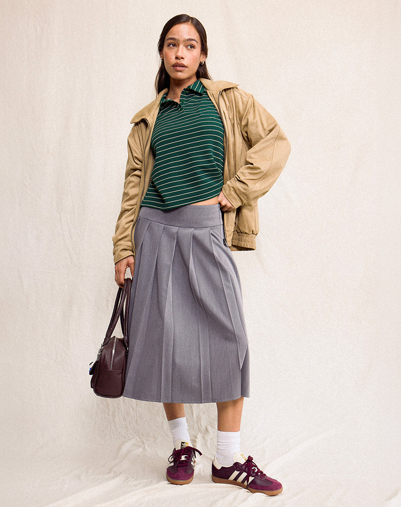 Camicia Bupolo in verde bottiglia