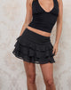 Immagine di Camigo Minigonna in chiffon a pois Nero