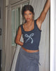 Immagine di Carillo Gilet in pizzo con stampa a fiocco Ocean Storm