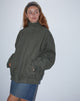 Immagine di Cavine Bomber Jacket in Burnt Olive