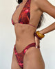 Immagine di Cerry Bikini Top in Red Hibiscus