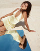 Immagine di Coda Mini Dress in Satin Buttercream