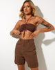 Immagine di Dad Denim Short in Rich Brown