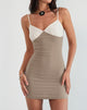 Immagine di Dalsher Mini Abito in Avorio Marrone Pizzo Crochet Mix