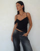 Immagine di Davila Top in chiffon nero