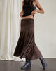 Immagine di Delta Midi Skirt in Chocolate Slinky