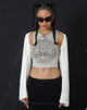 immagine di Vasque Crop Top in Sandstorm Grey