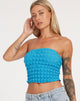 immagine di Dulce Bandeau Top in blu