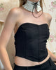 Immagine di Elita Hook and Eye Corset Top in nero