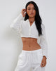 Immagine di Elyse Cropped Shirt in bianco sporco