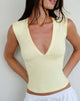 Immagine di Emberly Plunge Top in Lemon