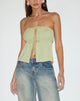 Immagine di Ender Tie Bandeau Top in Rayon Pistacchio