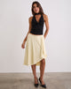 Immagine Gonna midi Esmeray in maglia color crema di burro