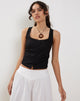 Immagine di Fawn Top in Popeline Nero