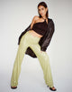 Immagine dei pantaloni Sanju in Drape Sequin Verde Lime