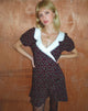Immagine di Geles Mini Wrap Dress in Dark Rhoslyn Stampa Ditsy