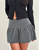 Immagine di Raffita Mini Gonna in Gessato Grigio