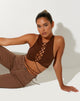 Immagine di Giwta Crop Top in Lycra Cocoa