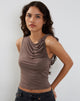 Immagine di Hagne Gilet Top in Mocca