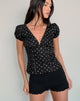 Immagine di Ilias Top corsetto in Basic Polka Nero