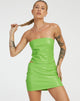 immagine di Ima Mini Skirt in PU Verde Neon