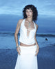 Immagine di Inda Plunge Top in Jersey Avorio
