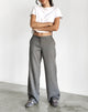 Immagine di Jaliba Pantalone elegante in gessato grigio Sartoriale