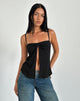 Immagine di Jastipa Longline Butterfly Top in nero