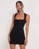 immagine di Jinsuen Bodycon Mini Dress in nero