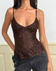 Immagine di Karka Cami Top in Drape Sequin Brown