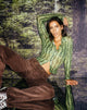 immagine di Kelly Cropped Shirt in verde margherita ondulato