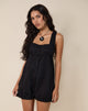 Immagine di Kenna Babydoll Playsuit in Popeline Nero