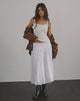 Immagine di Kiyono Maxi Gonna in Popeline Bianco