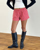 Immagine di Laboxe Shorts in Red Gingham